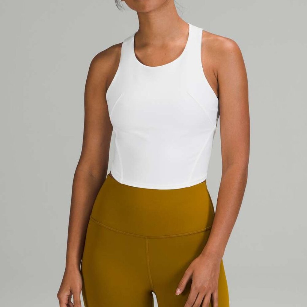 [Lululemon] Invigorate Training Tank Top in White 12